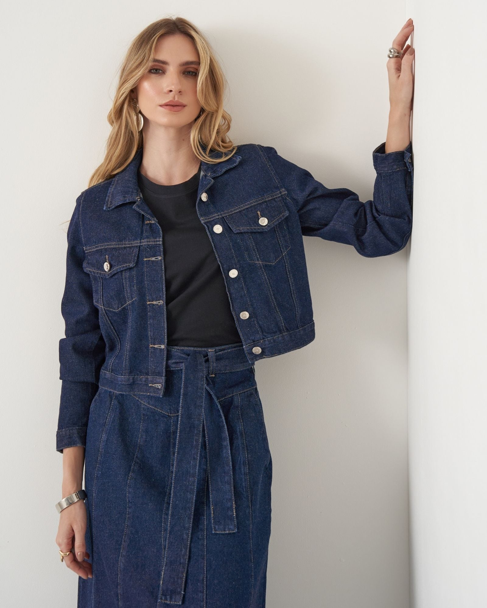 Jaqueta Cropped Amaciada