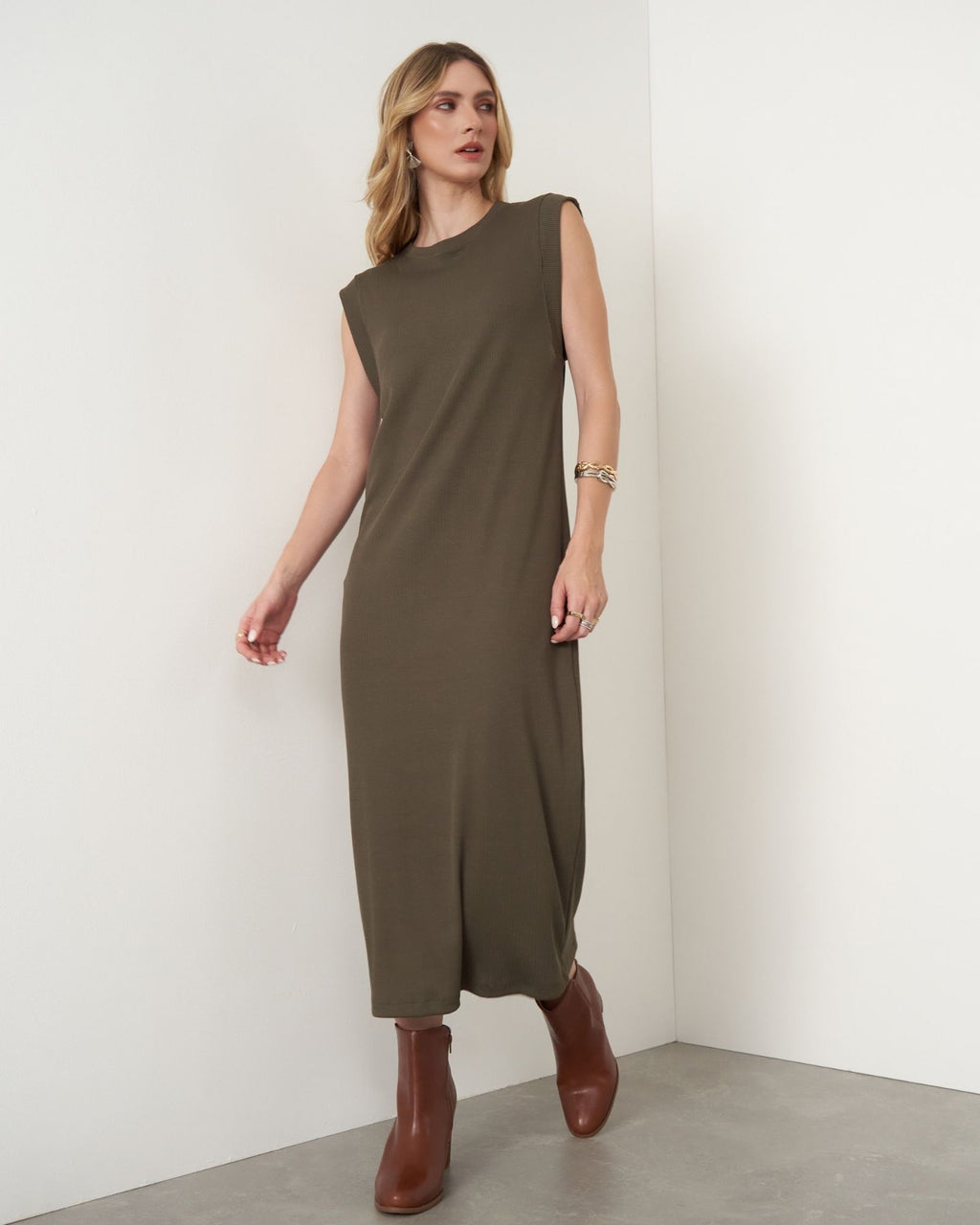 Vestido Canelado Muscle