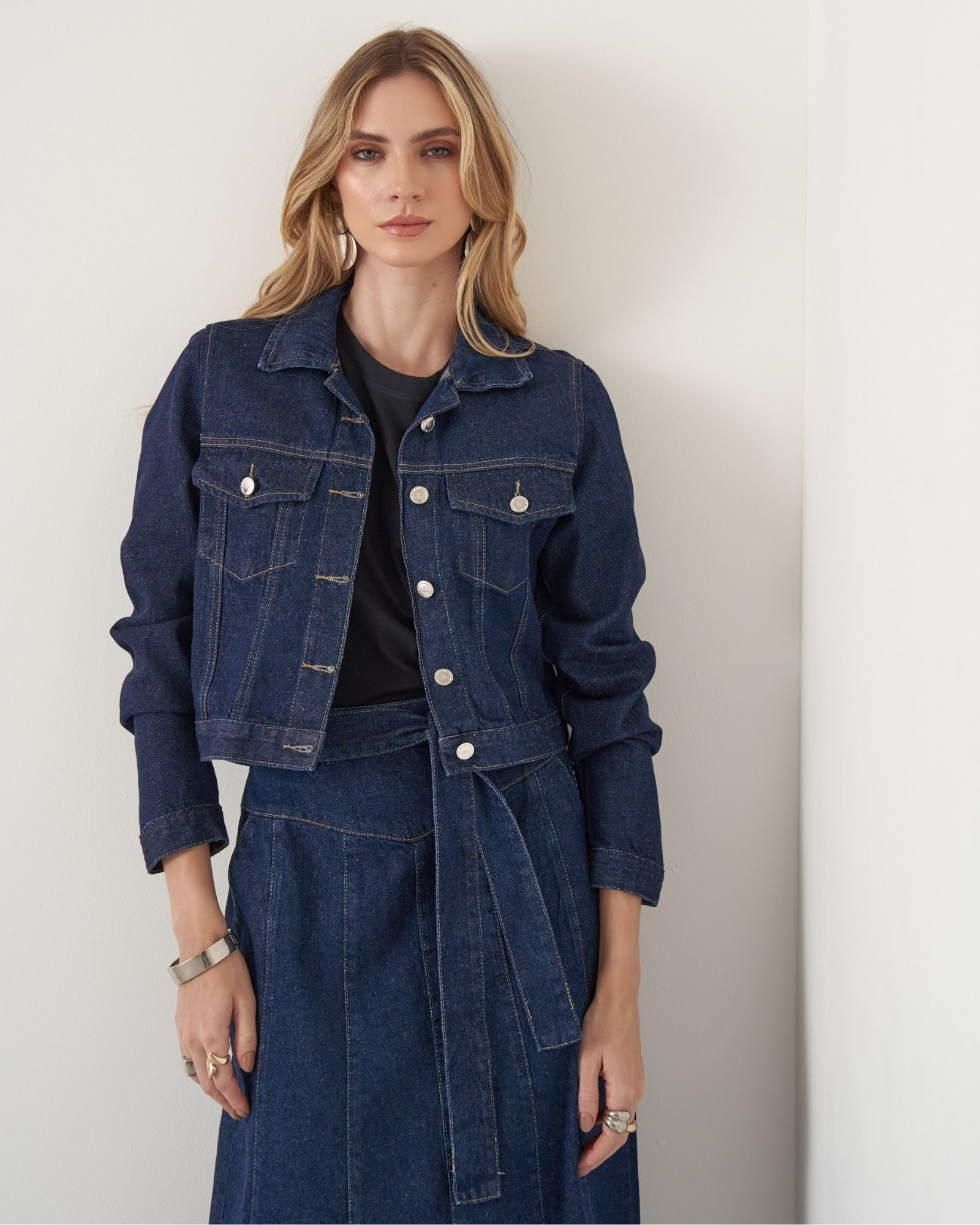 Jaqueta Cropped Amaciada