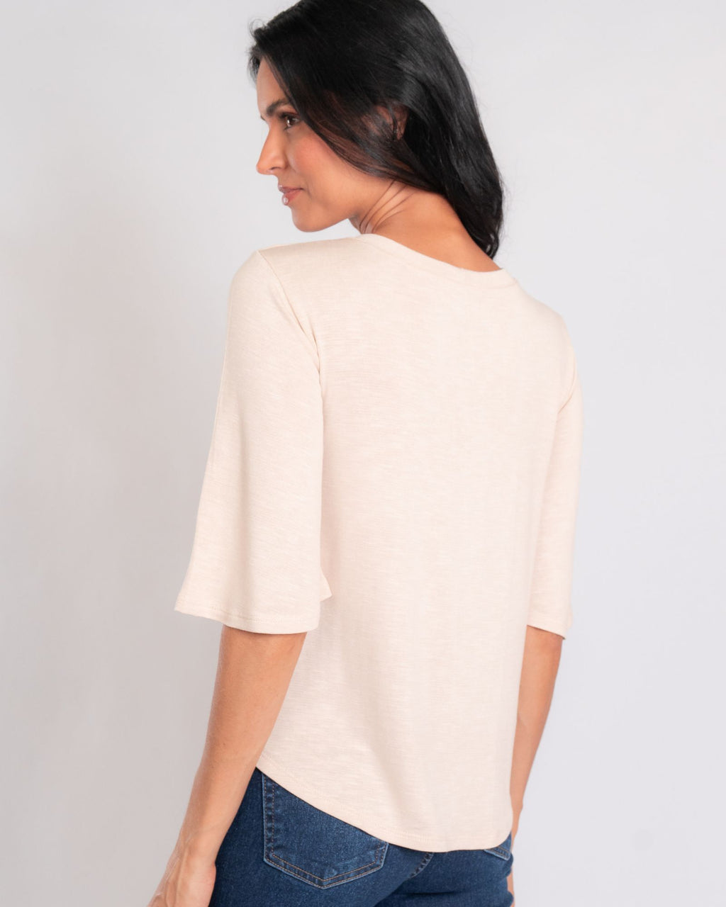Blusa Mullet Manga 3/4