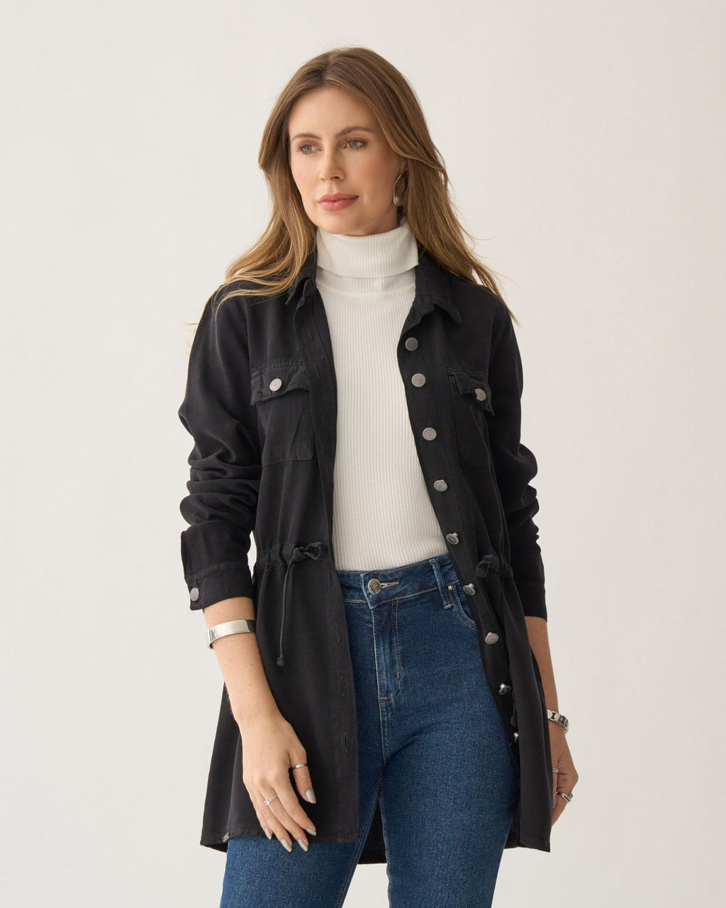 Parka Color com Amarração
